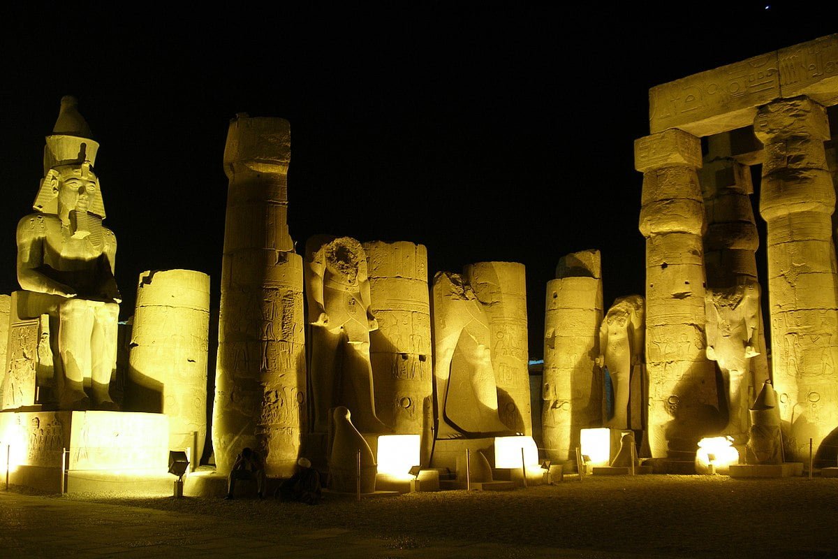 Luxor Temple Stands As A Monumental Testament To The History